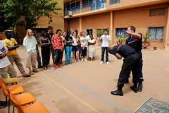 Secourisme dans un lycée de Ouagadougou