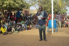Cérémonie de l'école orphelinat de Wassongdo