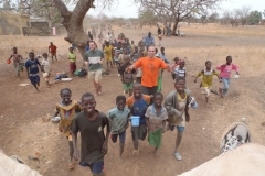 Moment de partage avec des enfants