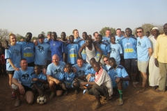 Match de foot à Basgana