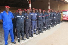 Remise du matériel à la BNSP