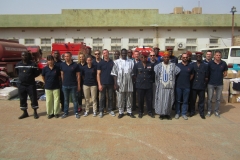 Remise du matériel à la BNSP