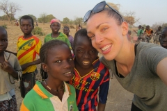 Moment de partage avec les enfants de Basgana